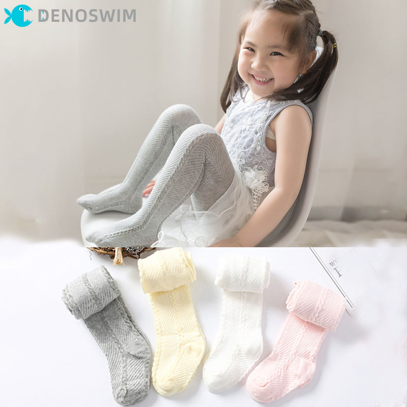 DENOSWIM 0-2Years Baby Girls Mesh Pantyhose Breathable Soft Infant Toddler