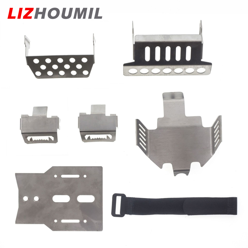 LIZHOUMIL RC Chassis Armor Set Compatible For 1/10 Traxxas TRX4 Car Metal Spare Parts Upgraded Modification Accessories ราคา 495 บาท*ส่งฟรี
