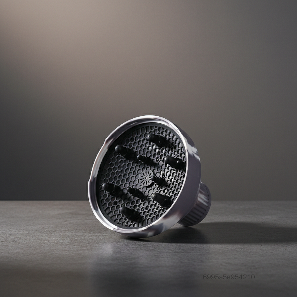 Máy Sấy Tóc Khuếch Tán Cho Salon Tạo Kiểu Mũ Sấy Silicon Có Thể Gập Lại Với Đầu Phun Nối Dài HJT-VN - 2
