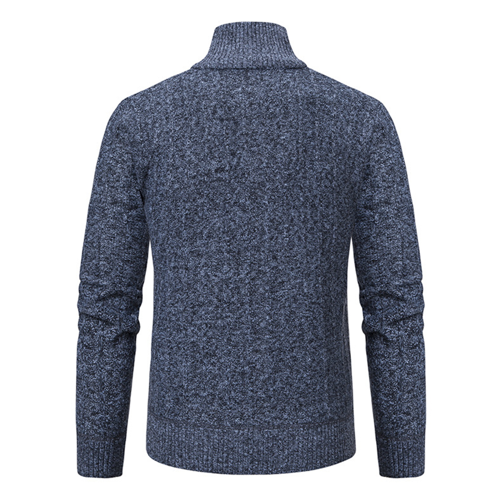 FCO MALL Gemütlicher Polyester-Pullover für Herren, einfarbiger Pullover, Herren-Winterpullover mit Reißverschluss-Design und dicker Wärme, Perfect387_voghion.com