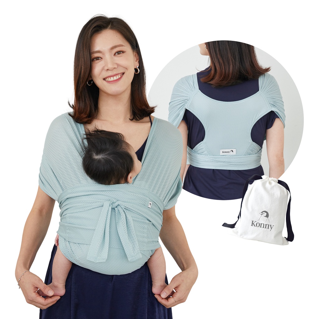 ⭐READY STOCK⭐ Konny Baby Carrier ORIGINAL AirMesh™ with Head Support