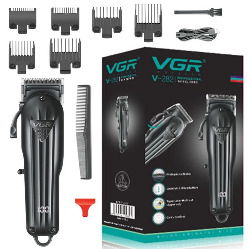 Tông Đơ Cắt Tóc Cao Cấp VGR V 282 V282 Professional Barber Hair Clipper  SS V-282