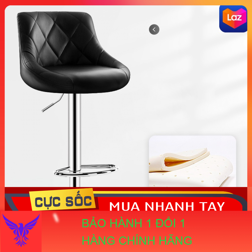 Ghế quầy bar cao cấp, bọc da đệm cao su non LY851 - kèm ảnh thật , ghế quầy bar , ghế ngồi quầy bar, Ghế ngồi trang điểm - Ghế làm nail - Ghế cafe
