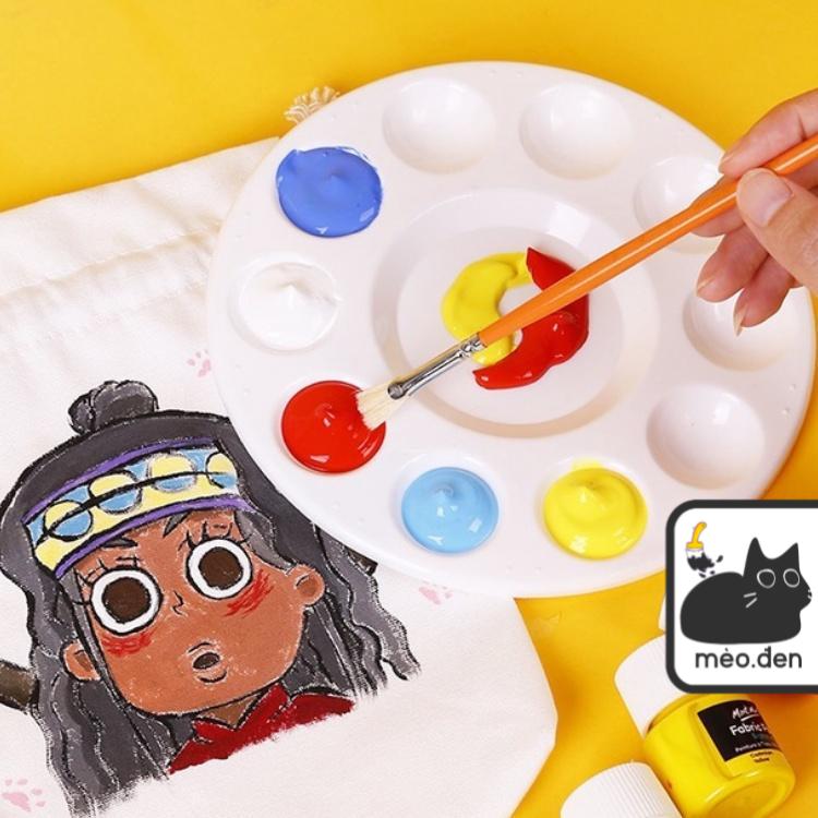 Khay Pha Màu Nhựa MONT MARTE Tròn (palette) - Họa Cụ Hakuart