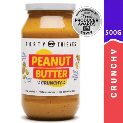 FORTY THIEVES Peanut Butter Crunchy – Jumbo 500g