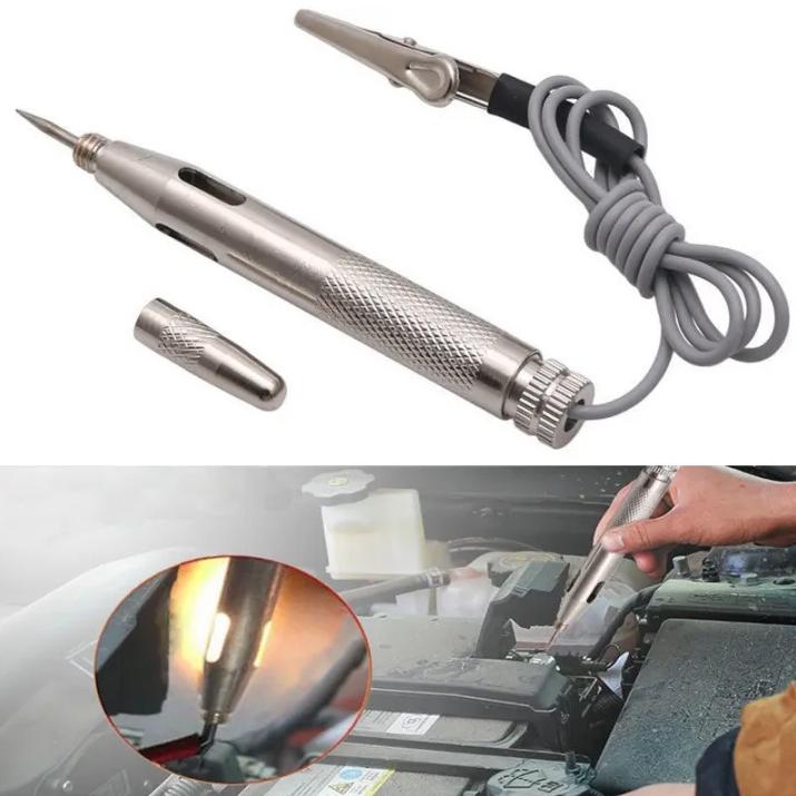 ปากกาสำหรับวัดไฟรถ 6-24 VDC ตรวจสอบสายไฟ ตรวจสอบฟิวส์ ปากกาวัดไฟรถ ไขควงวัดไฟรถ Car รถยนต์ ราคา 175 บาท*ส่งฟรี