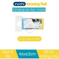 Túi đựng rác có mùi hương Inochi Soji hương chanh lavenderTúi rác tự hủy có quai xách Inochi Amazing Mall
