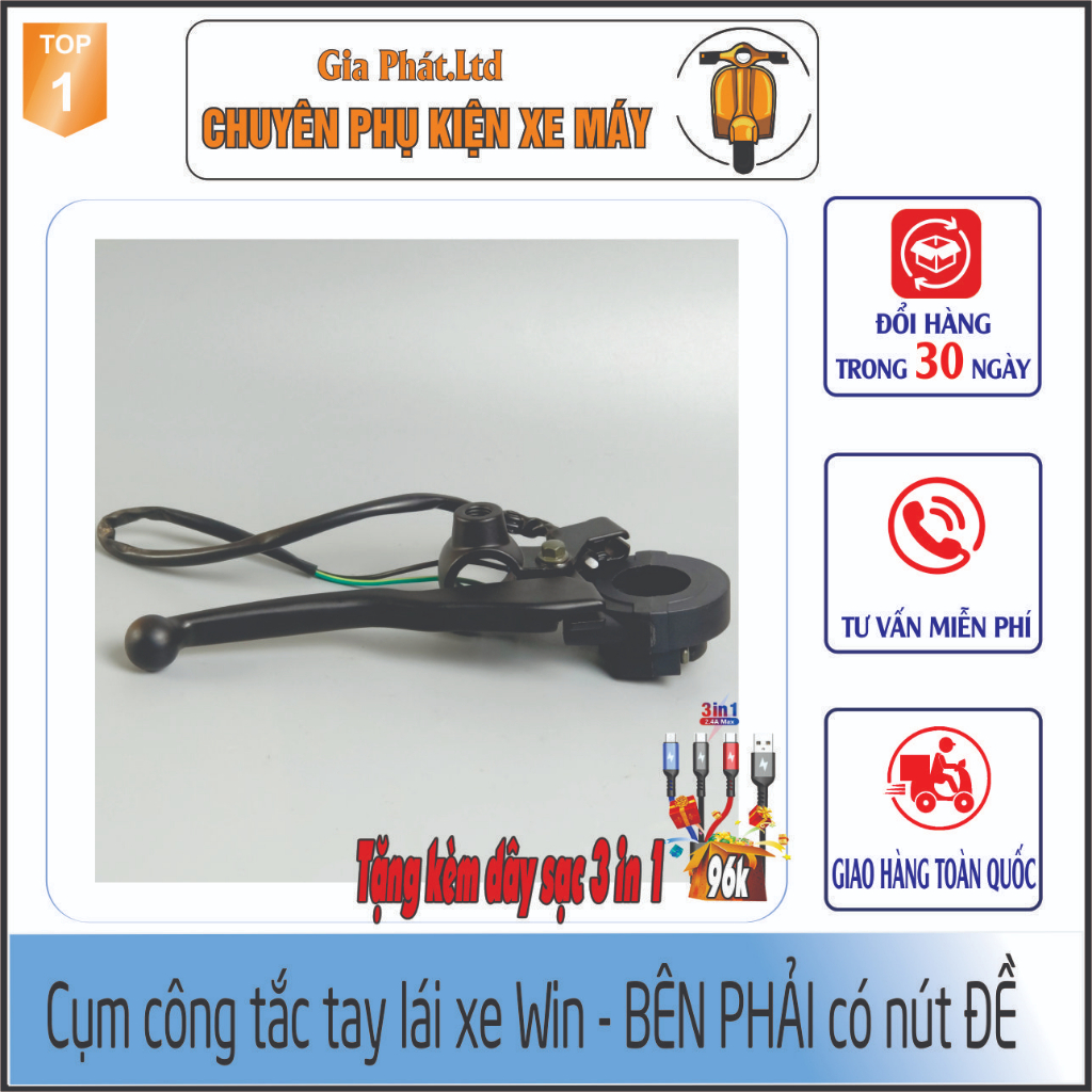 Cụm công tắc xe win 100 -