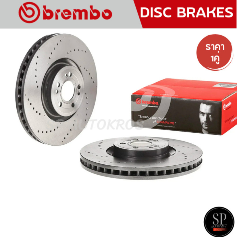 BREMBO จานเบรคหน้า เจาะรู BENZ AMG V167 C167 GLE X167 GLS '19- / D09 D982 21 / 375mm / ราคา 1คู่ ราคา 12,750 บาท*ส่งฟรี