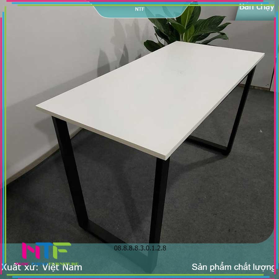 Bàn làm việc chân sắt chữ U- Bàn chân sắt chữ K tại nhà- BCU