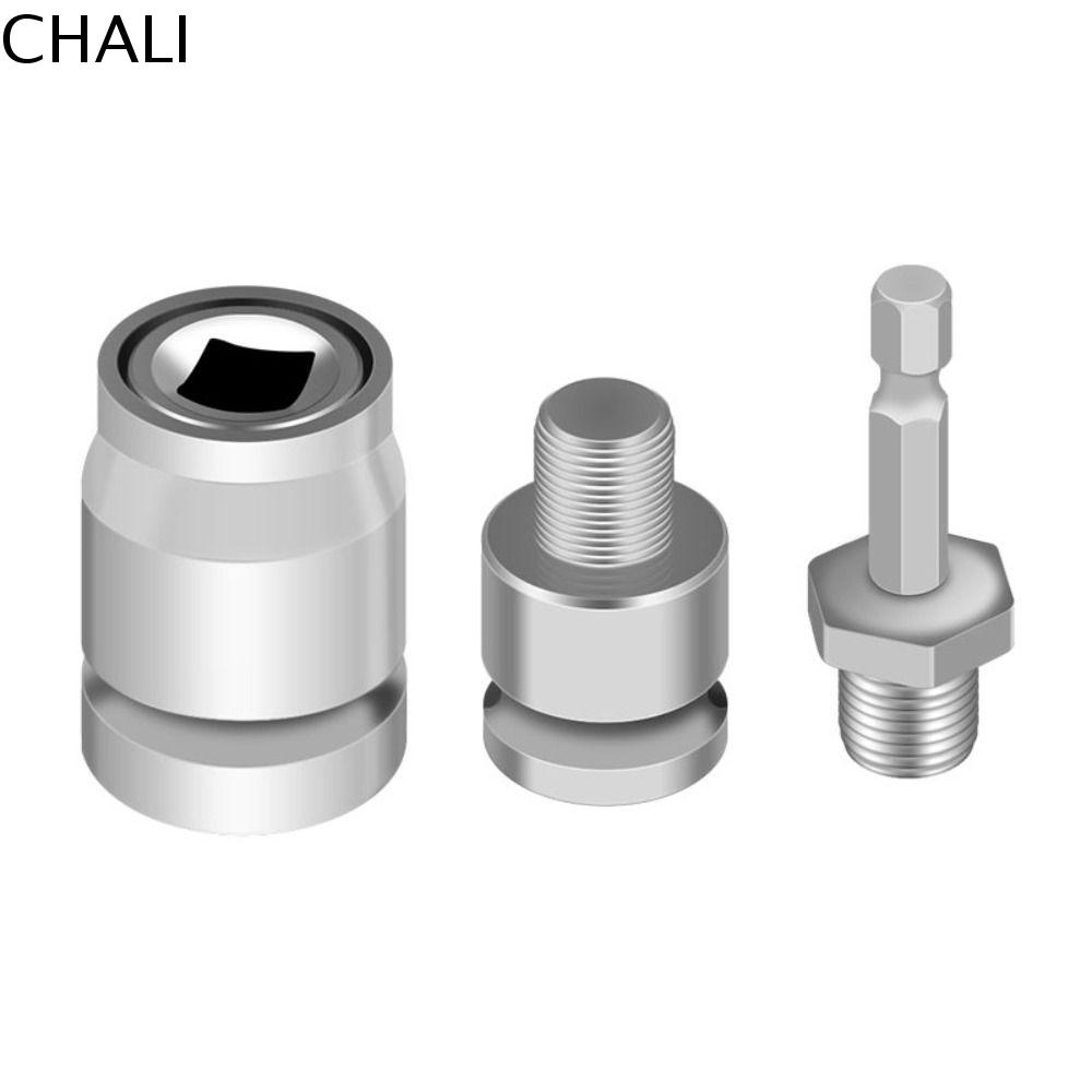 CHALI Tay cầm vuông Bộ chuyển đổi Búa điện Độ cứng cao Tháo nhanh Bộ Đầu chuyển đổi mâm khoan Di động Chống mài mòn Bộ chuyển đổi khoan Khoan Điện