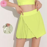 OzalCtree Pleated Tennis Skirt For Women Pockets Womens High Waisted Athletic Golf Skorts Skirts For Running Badminton Fitness Casual New