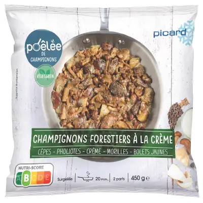 Picard Mixed Forest Mushrooms with Cream - Frozen
