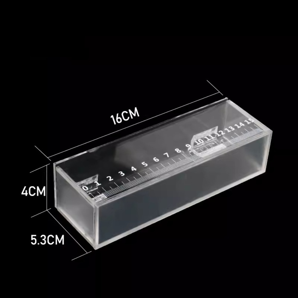 DECALE Mini Hộp xem cá Trong suốt Tiểu cảnh Bát cá vàng để bàn Bể cá chiến đấu Chống bụi Bể nuôi cá Dành cho gia đình/văn phòng - 5