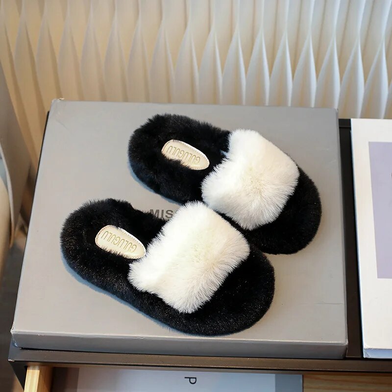 zd837vnsv223 New Fashion Children s Slippers for Home Versatile Warm Home