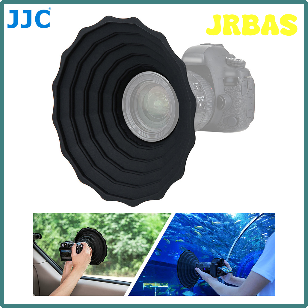 Jrbas Jjc ống kính vạn năng Mui Xe 55 62 70 72 82Mm Silicone Loa che nắng Cao Su Ống Kính Mui Xe Cho Canon Eos R Rp Nikon DSLR Phụ Kiện máy ảnh LSWRC