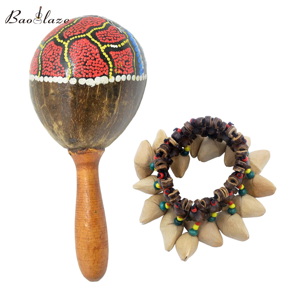 Đồ Thủ Công LazaraSport Maraca W/ Dora Hạt Vòng Đeo Tay, Jingle Chuông Tay Tambourine Cho Ban Nhạc