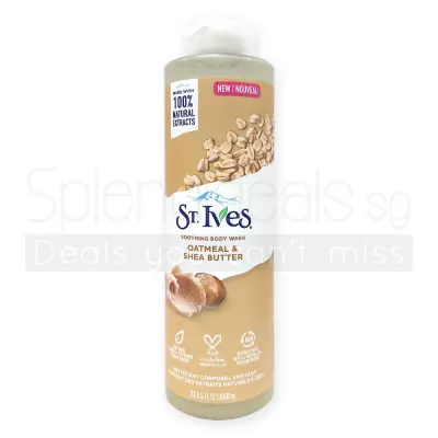 (Pack of 2) ST IVES Soothing Oatmeal and Shea Butter Body Wash 650ml - 2148