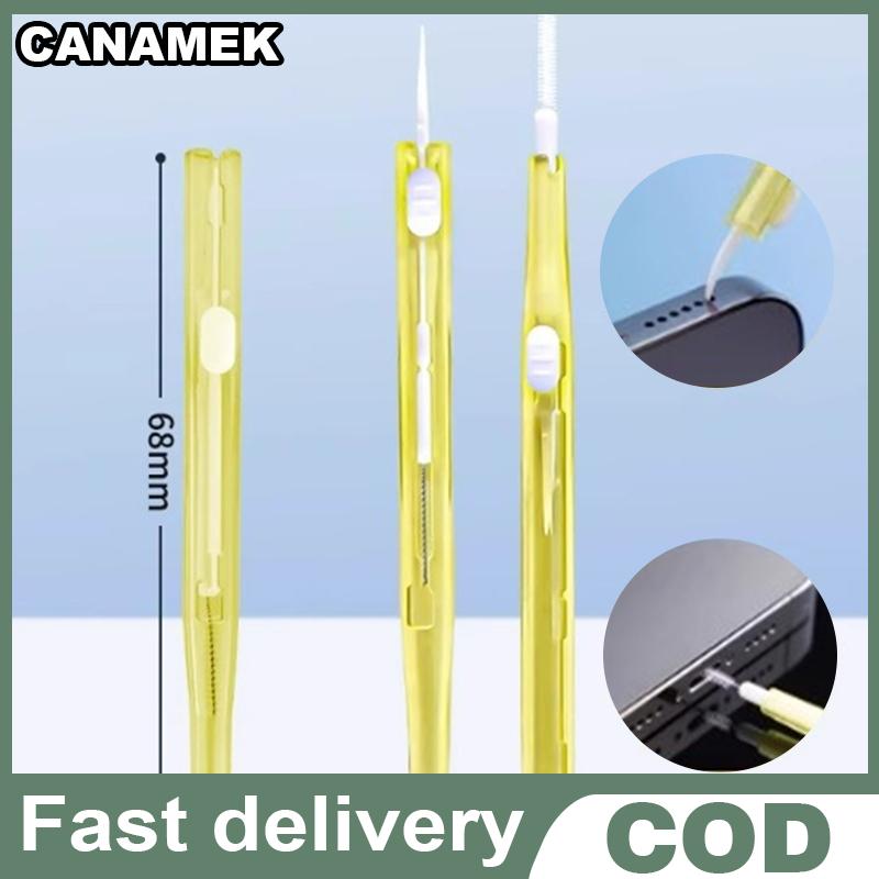CANAMEK USB C Charging Port Universal Mini Cleaning Brush Metal Dust Plug Removal Cleaner Kit For IP