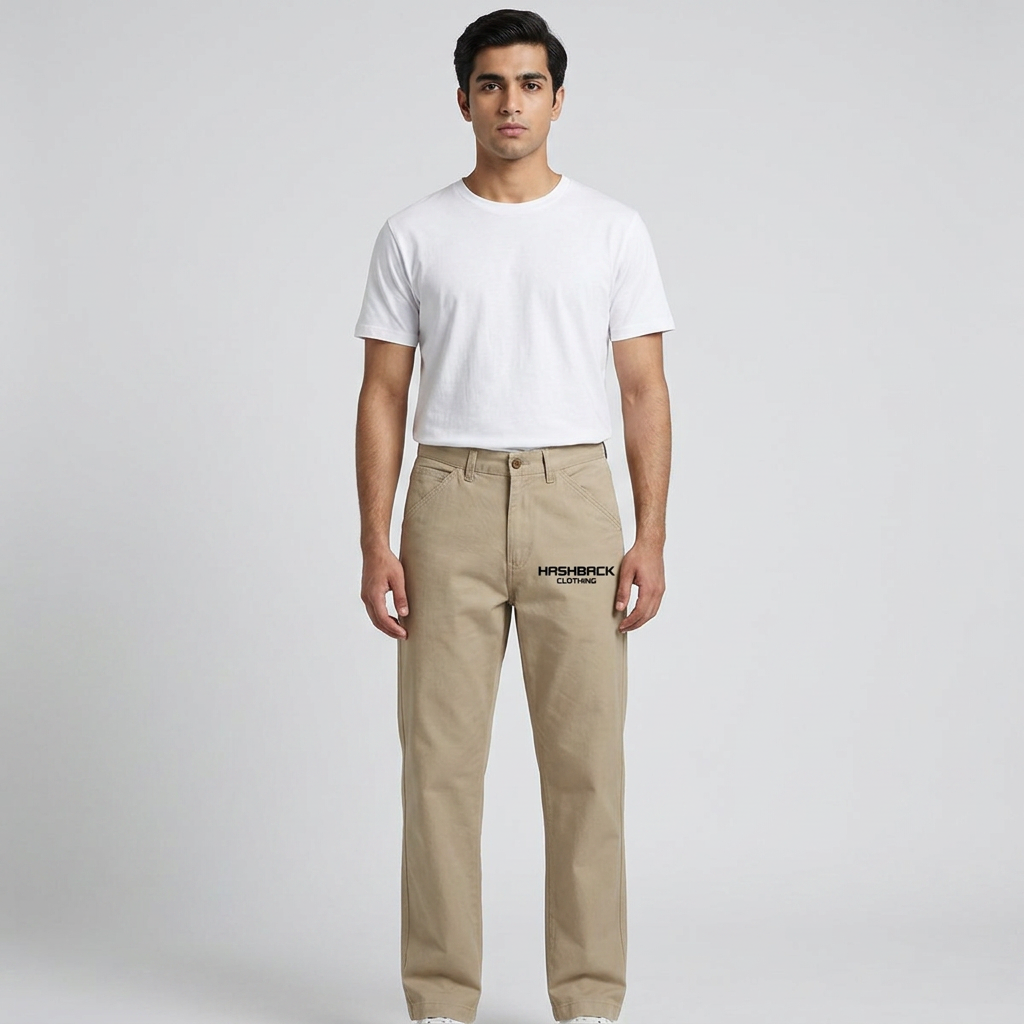 Hashback Cotton Five Pocket Pants For Men - Stay Stylish With Trending High Quality Fashionable  Trousers