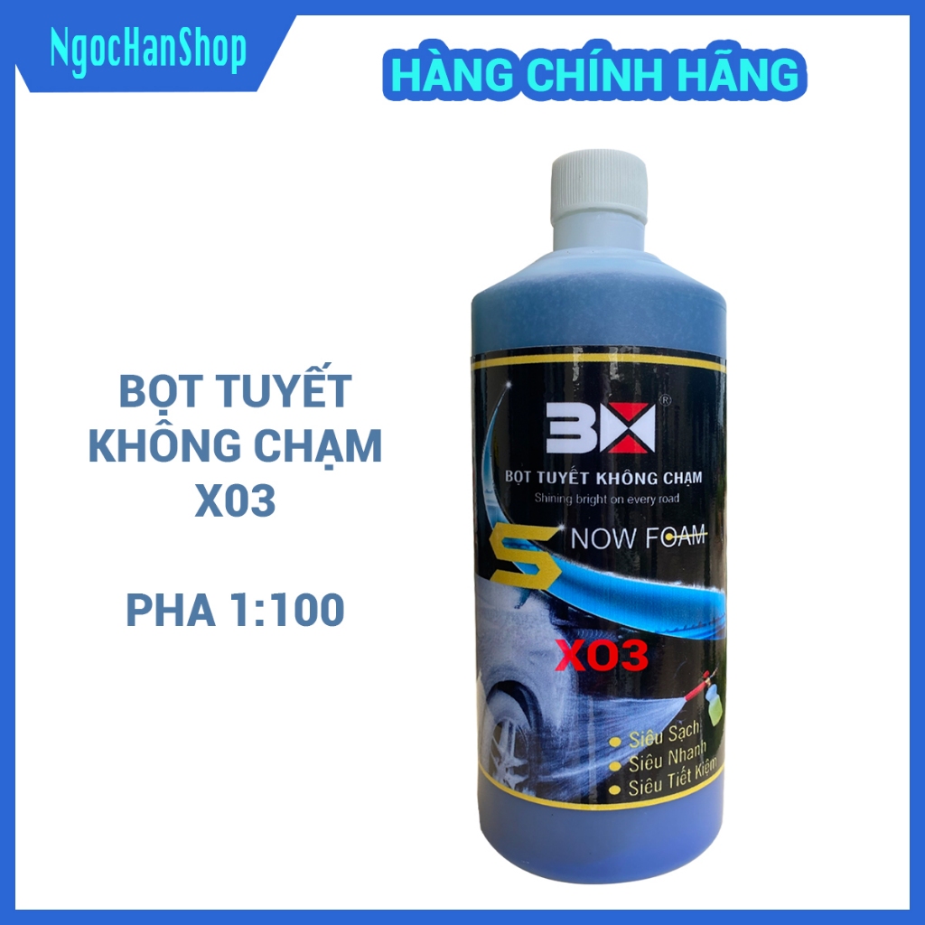 Nước rửa xe bọt tuyết không chạm x03