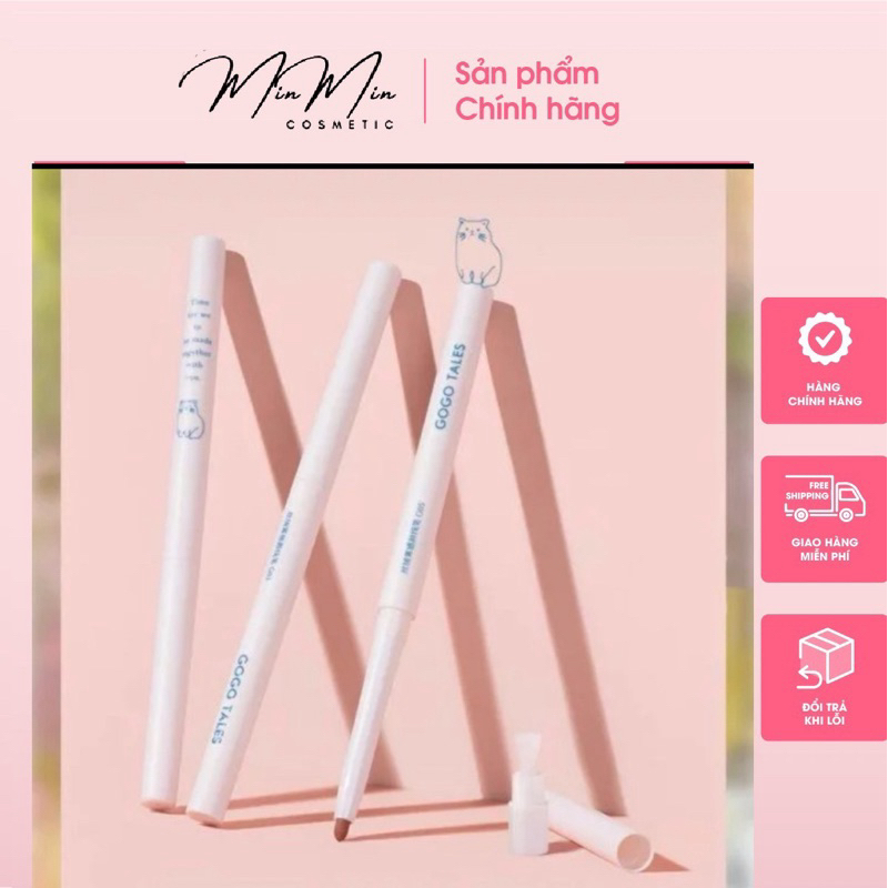 [Hàng mới về] Chì Kẻ Viền Môi GOGO TALES Tự Nhiên 3D Hack Môi Lâu Trôi Velvet Fog Lipliner GT531