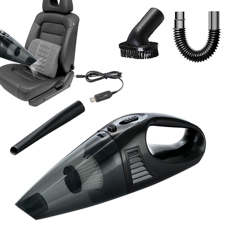 Handheld Duster Vacuum Mini USB Rechargeable Dust Vacuum With High Power Household Cleaning Accessories Portable Vacuum For Bed