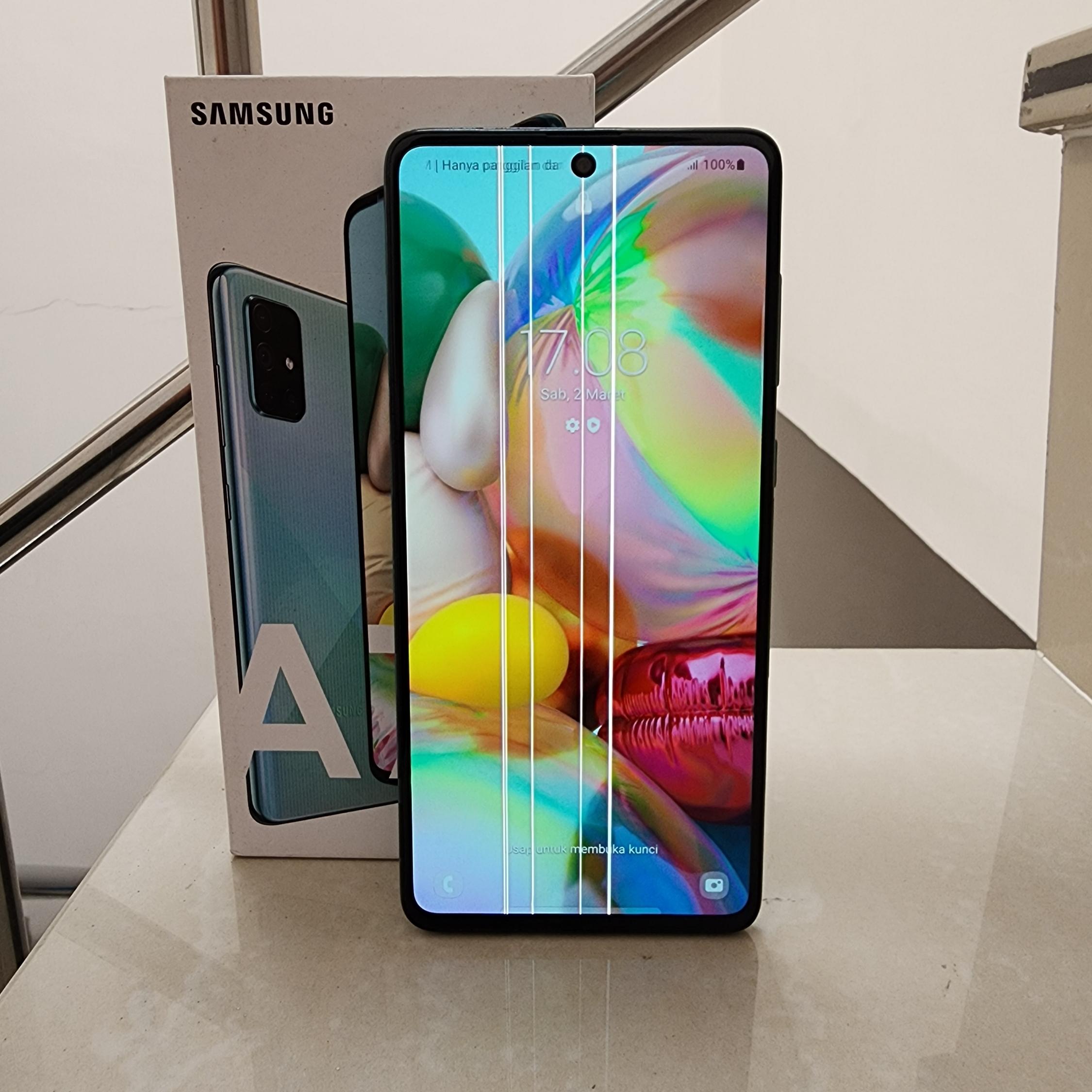 Samsung Galaxy A71 Ram 8GB/Rom 128GB Blue Giá 1,125,000 Đồng*Miễn phí vận chuyển