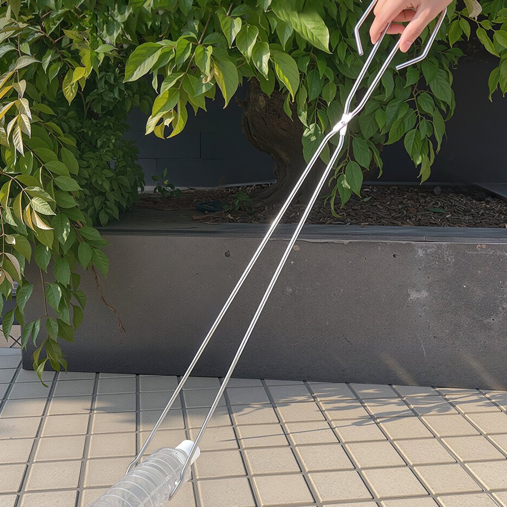 Kẹp gắp rác inox, vệ sinh tiện dụng -AENEA