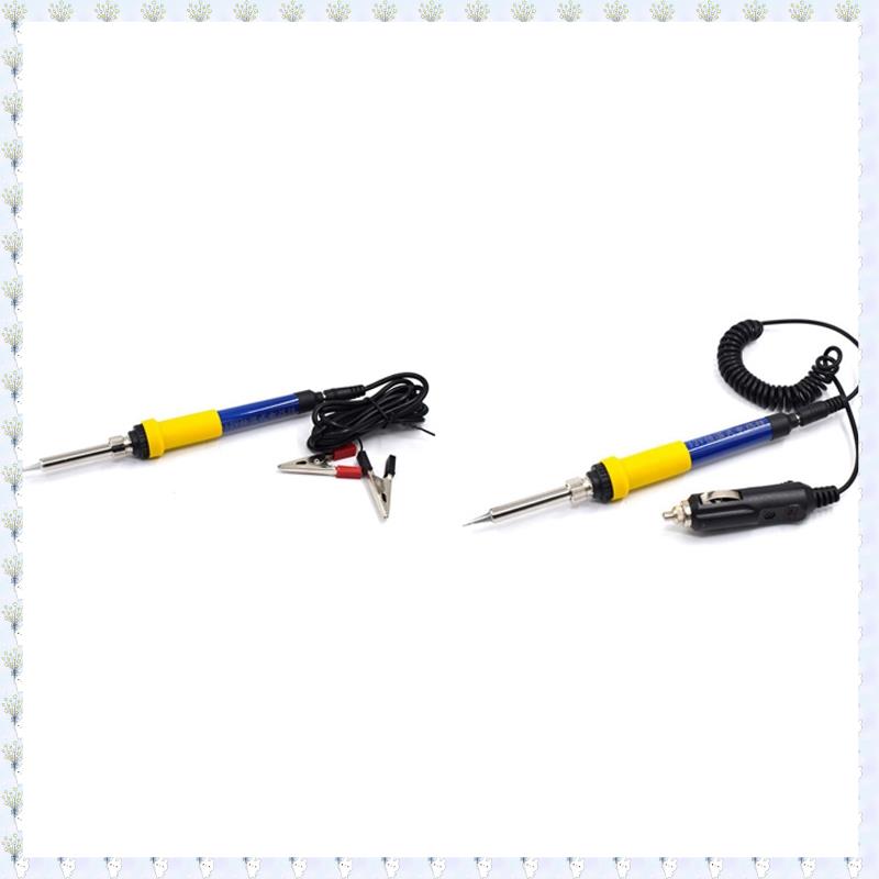 J5(WUND) DC 12V Portable Soldering Iron Low-Voltage Car Battery 60W Welding Rework Repair Tools