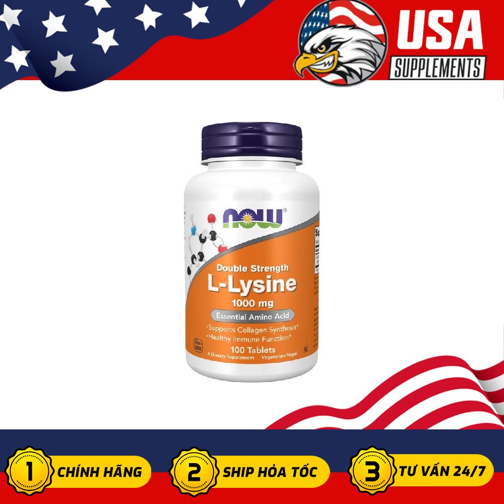 Now Foods L-Lysine - Immunity-Boosting and Collagen-Enhancing Pills (500/100Mg)