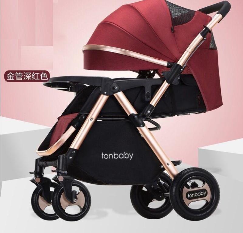 ML Baby stroller TON Baby front/back facing foldable compact heavy duty lay flat Singapore