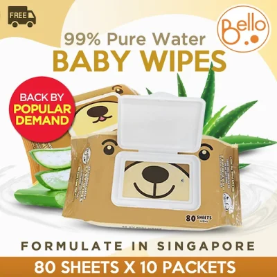 99.9% Pure Water Baby Wipes 10 Packs * Expiry 2024 * Restock