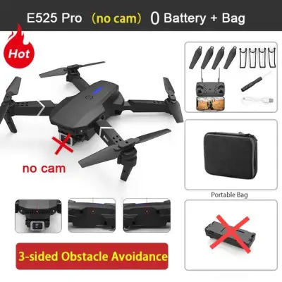 2021 E525PRO RC Quadcopter Profissional Obstacle Avoidance Drone Dual Camera 1080P 4K Fixed Height Mini Helicopter Toy vs E88