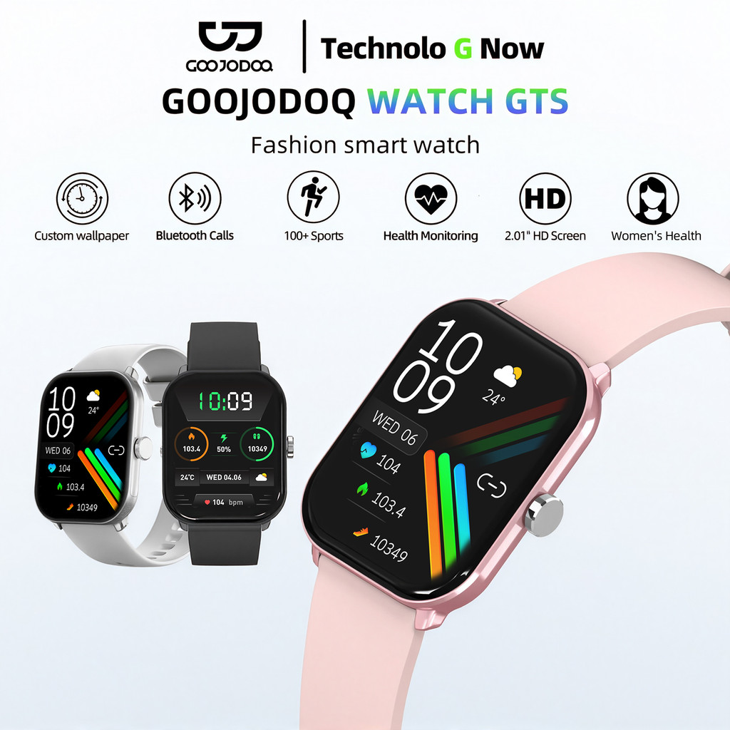 Goojodoq Smart Watch Ip68 Waterproof True Heart Rate Blood Oxygen Monitoring Extra Long Standby ราคา 343 บาท*ส่งฟรี