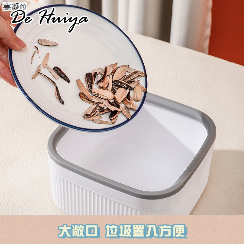 DEHUIYA ถังขยะถังขยะถังขยะความจุถังขยะ คุณภาพดีมาก ต้องมี ปลอดภัย ใช้งานได้ ULT2440YWW 49Z241205 ราคา 79 บาท*ส่งฟรี