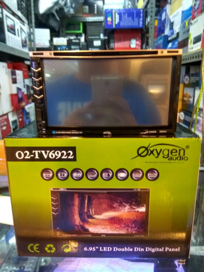 PROMO- PAKET TV MOBIL/DVD DOUBLE DIN DENGAN SENSOR CAMERA LED INCLUDE ANTENA Harga 1,735,000 rupiah*Gratis Ongkir