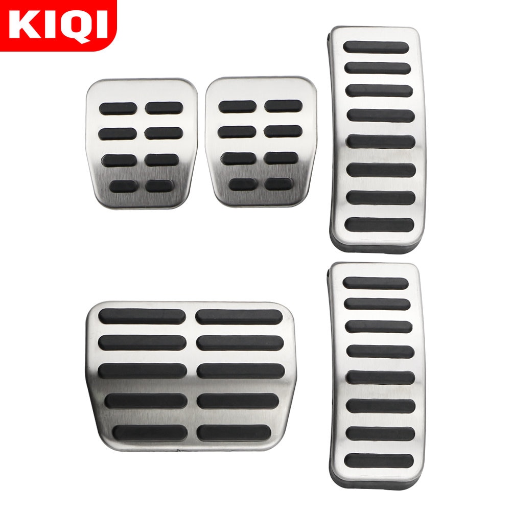Xe ô tô bằng thép không gỉ bàn đạp phanh ga MT/at Pedal bìa cho ghế IBIZA 6K 6L 6J Skoda FABIA VW Polo 9n 6R Bora Golf MK4 IV
