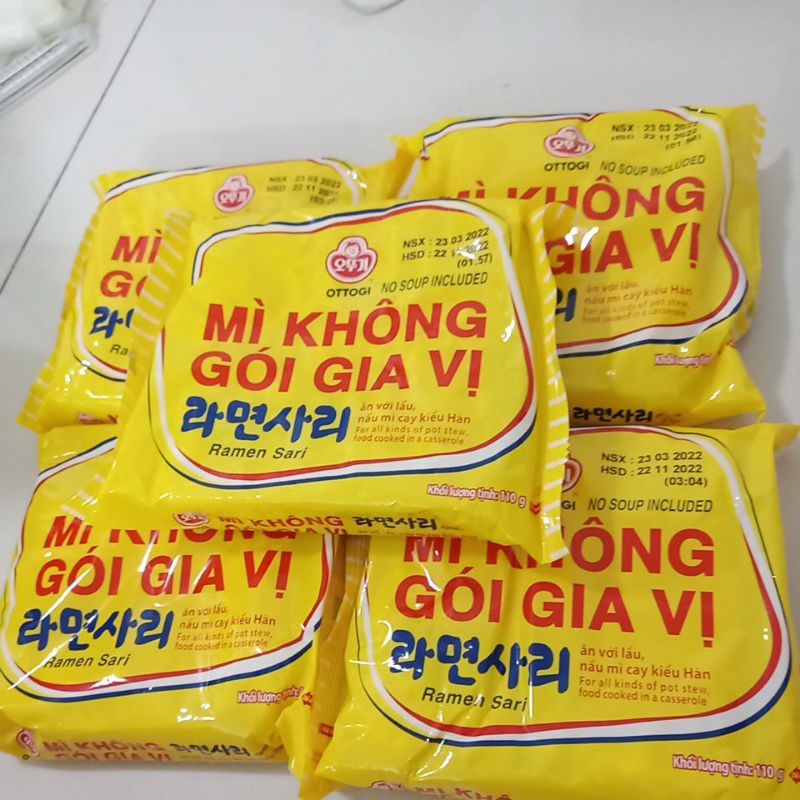 AA Mì gói ko gia vị Hàn quốc dùng để nấu lẩu,mì xào.... OT