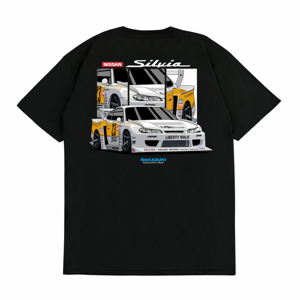 Liberty Walk Lbwk Retro Style Racing T-Shirt - Nissan Silvia S15