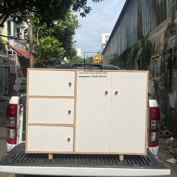 Tủ giày gỗ - Tủ đựng đồ tiện lợi kệ giày nhiều ngăn chứa chất liệu gỗ MDF Ván Dày 12mm chống thấm phong cách hiện đại