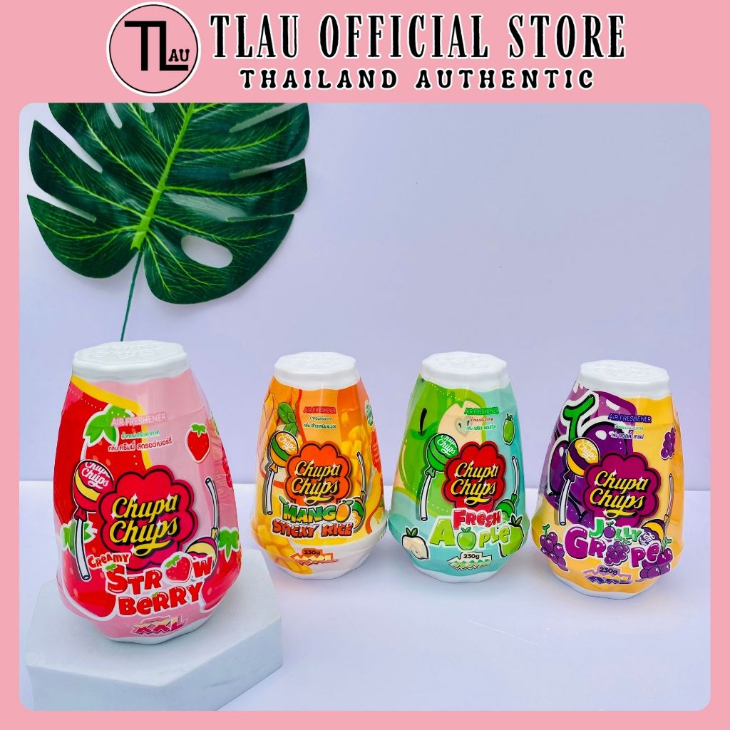 Sáp túi thơm phòng Chupa Chups Thái Lan làm thơm phòng ngủ tủ quần áo ô tô khử mùi nhà vệ sinh hương trái cây thanh mát 230g - TLAU Official Store