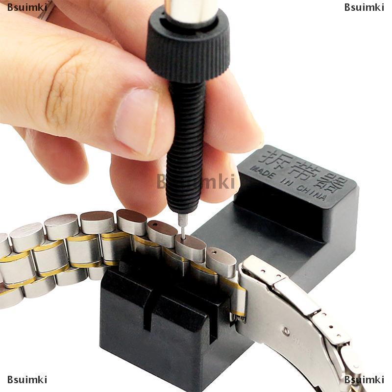 [COD] Bsuimki Bộ công cụ sửa chữa đồng hồ bộ 5 mảnh, công cụ cắt dây đeo dài, công cụ tháo dây đeo