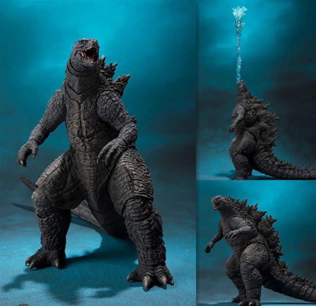 2019 phim Godzilla 2 SHM vua của Quái Vật Godzilla movable mô hình bằng tay đóng hộp
