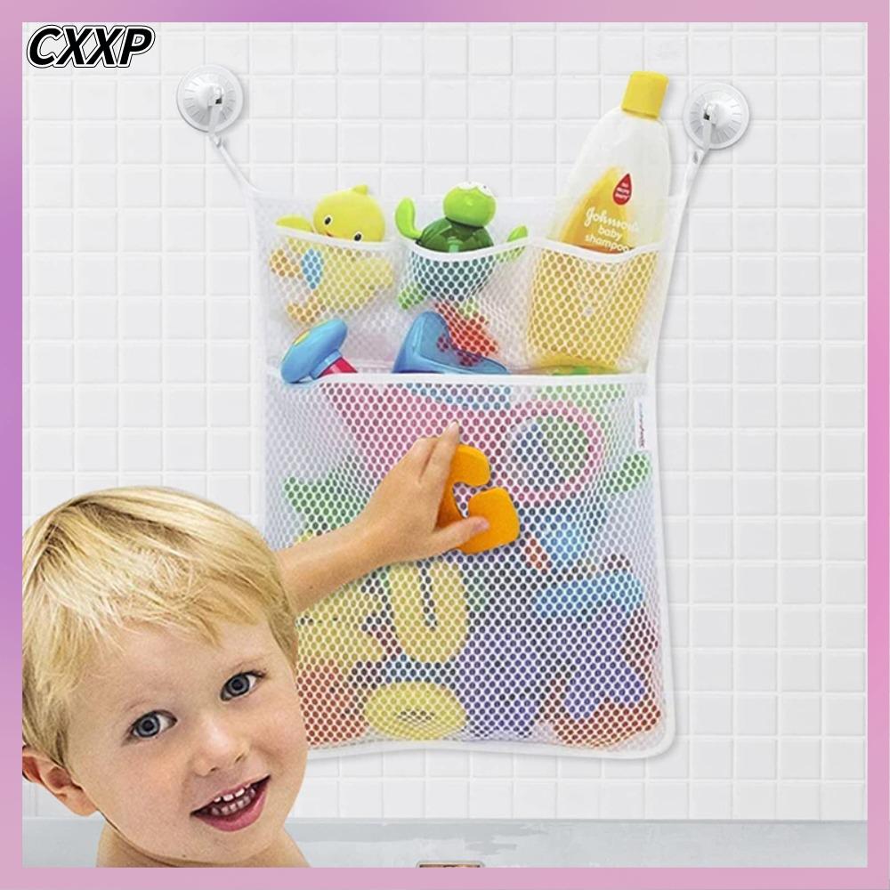CXXP Nylon Dành cho trẻ mới biết đi Có giác hút mạnh Túi lưới đồ chơi Lưới