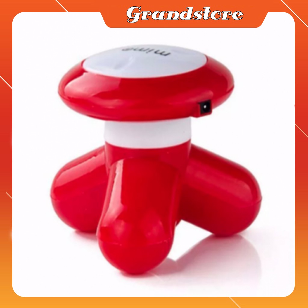 Máy massage cầm tay mini rung 3 chân MIMO XY-3199 dùng pin hoặc cáp sạc, máy mát xa toàn thân lưng cổ vai gáy tiện dụng