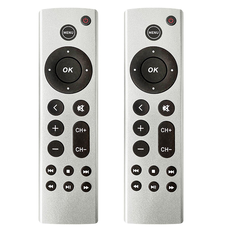 2X Universal Remote Control Replacement for TV 4K, TV Box (2Nd 3Rd 4Th Gen), TV HD A2843 A2737 A2169