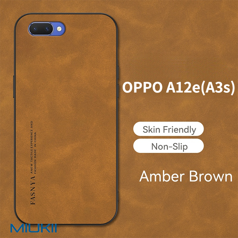 Ốp lưng OPPO A12e A3s Điện thoại mềm trường hợp xác thực máy ảnh bảo vệ vỏ da sang trọng vỏ vỏ cừu c