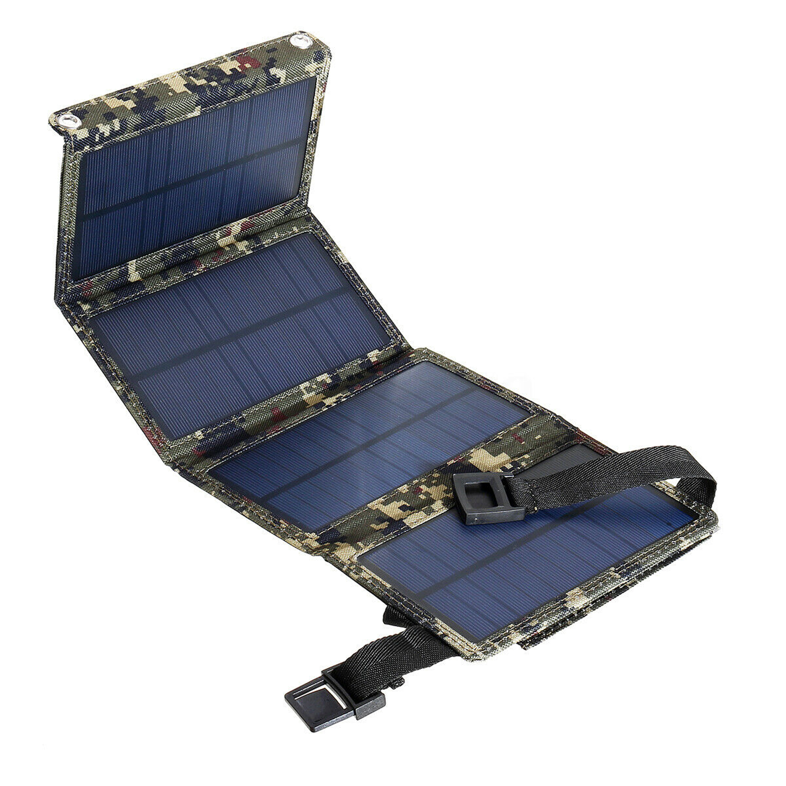 【COD/Chính hãng】TOMSHOO Túi bảng điều khiển năng lượng mặt trời USB ngoài trời dụng cụ sạc điện thoại di động nạp tiền cầm tay Tấm pin mặt trời có thể tháo rời