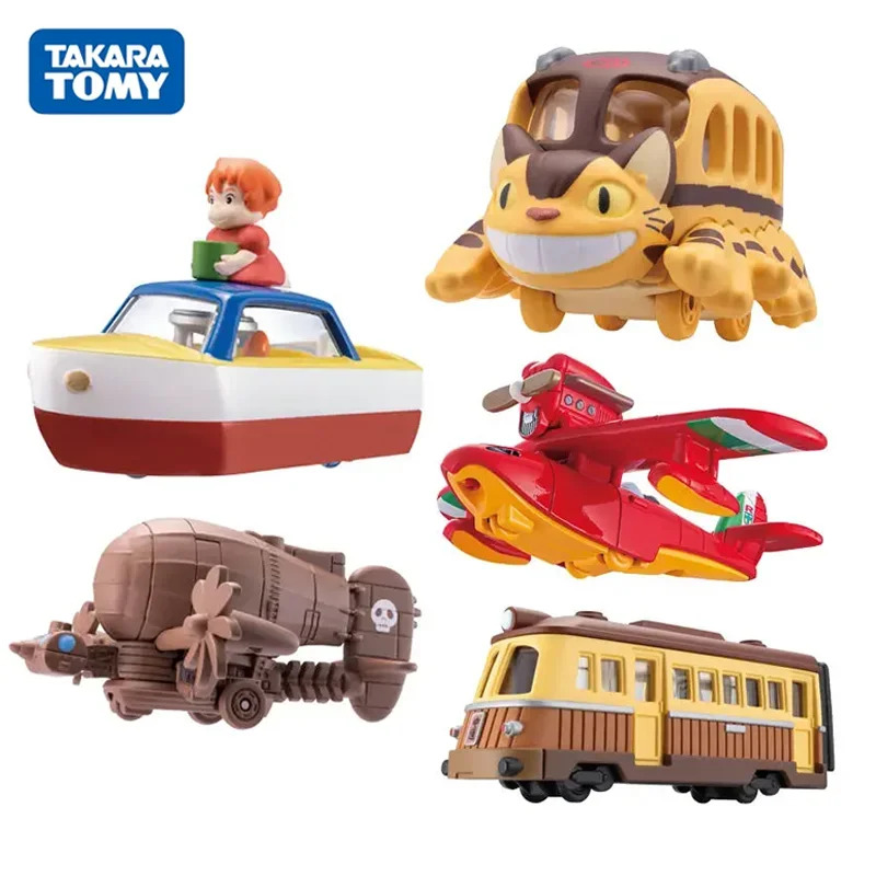 Takara Tomy Tomica Giấc Mơ Ghibli lâu đài trên bầu trời tigermos unabara đường sắt điện porco Rosso savoia s.21f xe sưu tầm